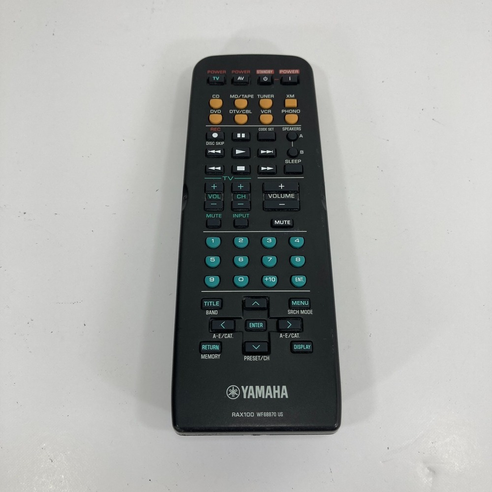 Yamaha RAX100 WF68870 US OEM Audio Receiver Remote Control‎ Genuine Original